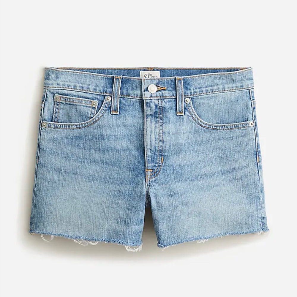 J. Crew Mid-rise denim short in Bleecker wash